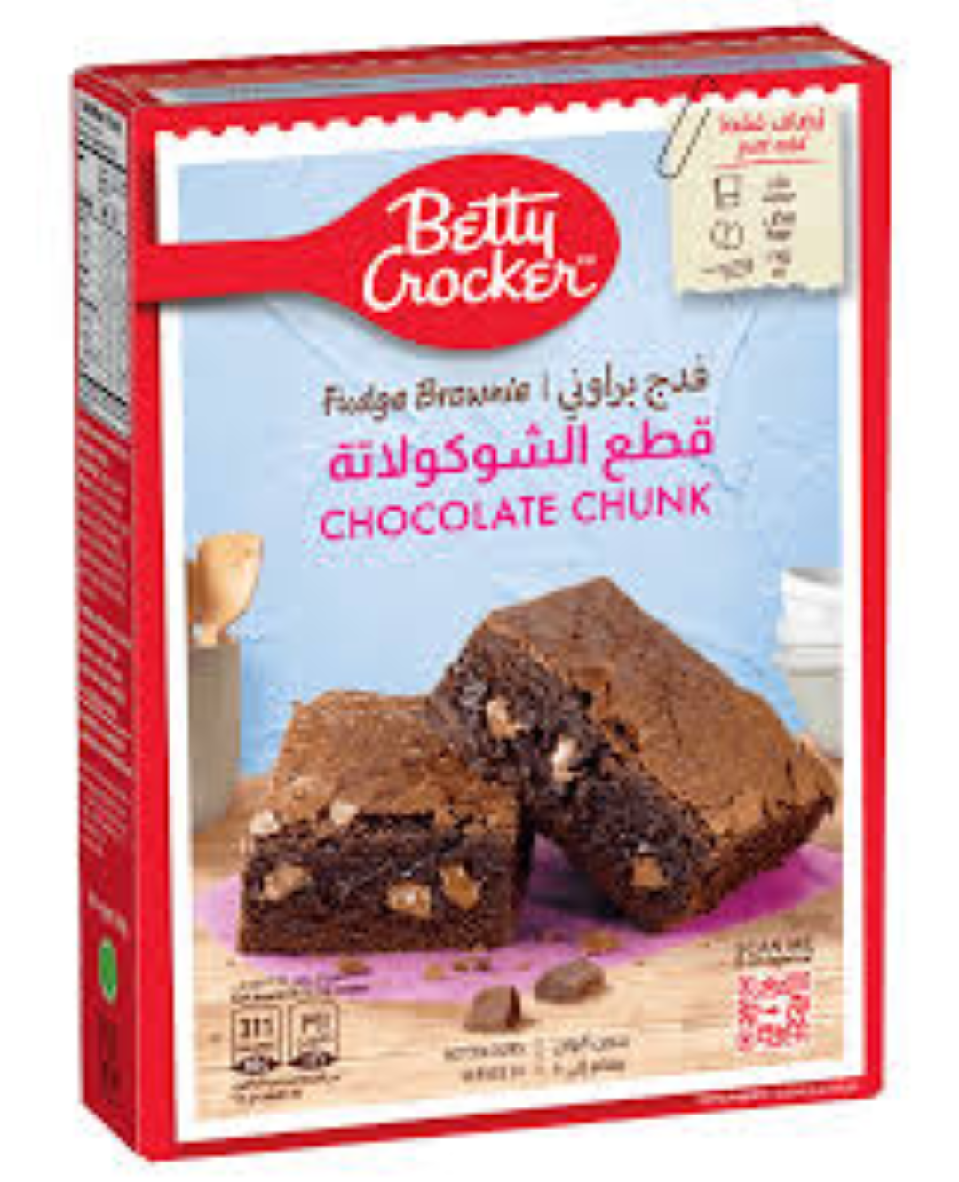 BETTY CROCKER BROWNIE CHOCOLATE CHUNK 500G